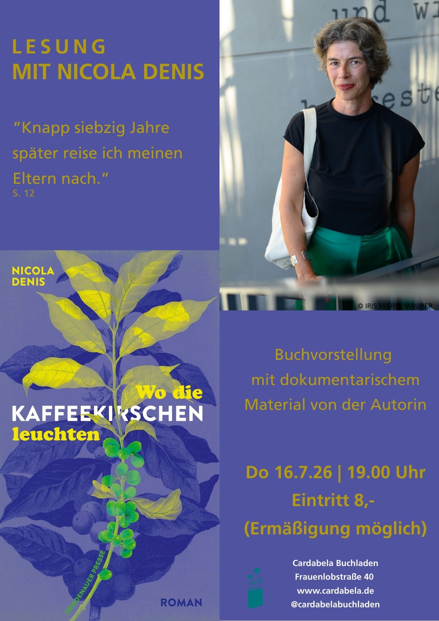 Plakat_Denis_Kaffeekirschen_Lesung
